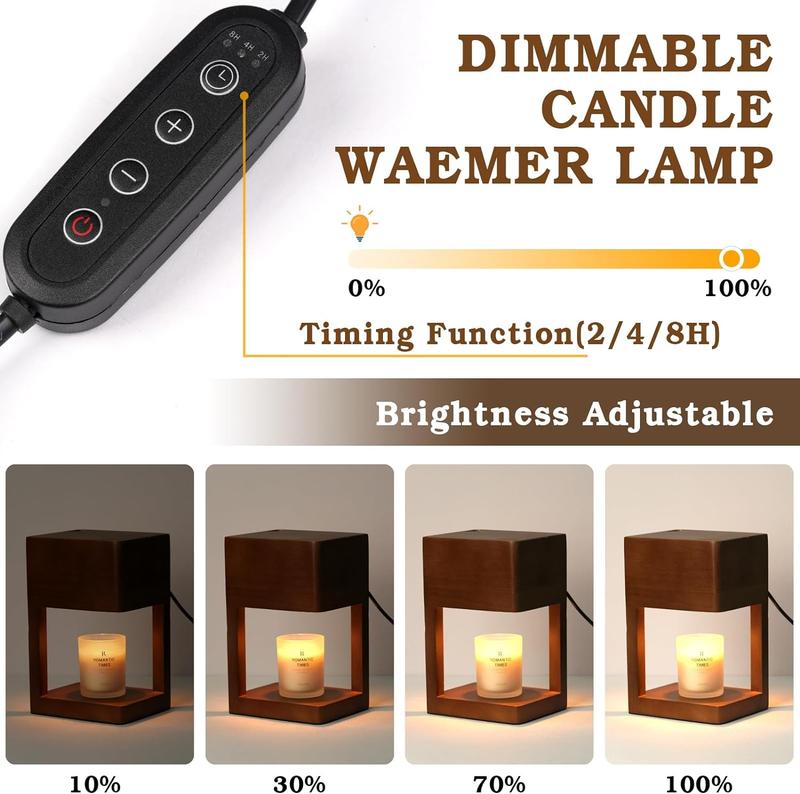 Funistree Candle Warmer Lamp with Timer A2-Wooden