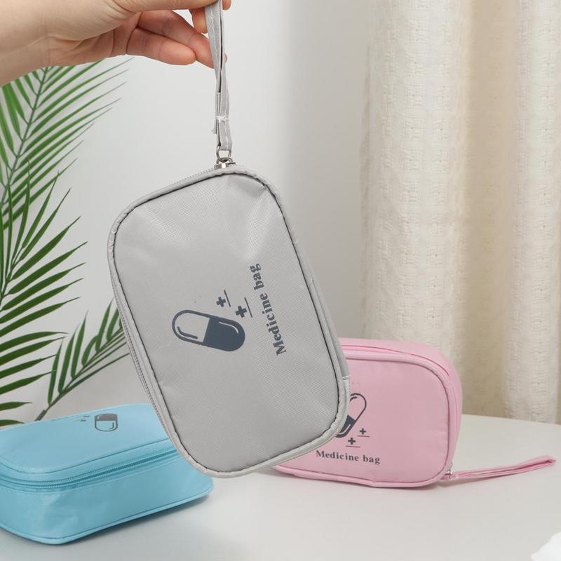 Medicine Storage Bag, Portable Travel Pill Bag, Emergency Kit Storage Organizer, Pill Organiser, Travel Bag, Summer Gifts