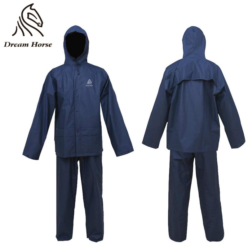 Ultra-Lite Waterproof Hooded Rain Suit Set - Lightweight, Breathable, and Durable Polyester Rainwear for Golf, Hiking, Traveling, and Running - Non-Stretch, and Four-Season Wear