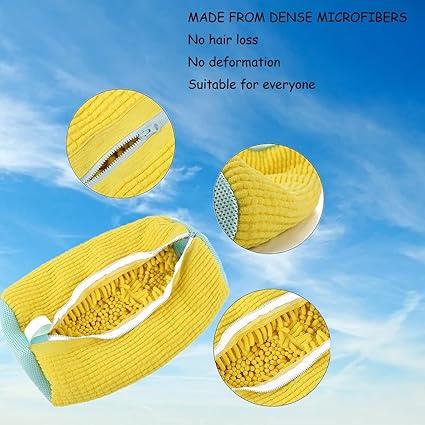 2 Pack Shoe Washing Bag for Washing Machine - Reusable Laundry Shoe Bag for Washer & Dryer, Fits All Shoe Types & Sizes, Yellow