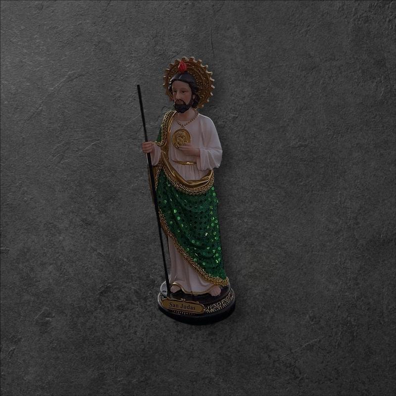 Saint Jude Vestido Statue 13”  -  Beautiful Detail - Decor, Decorative Religious