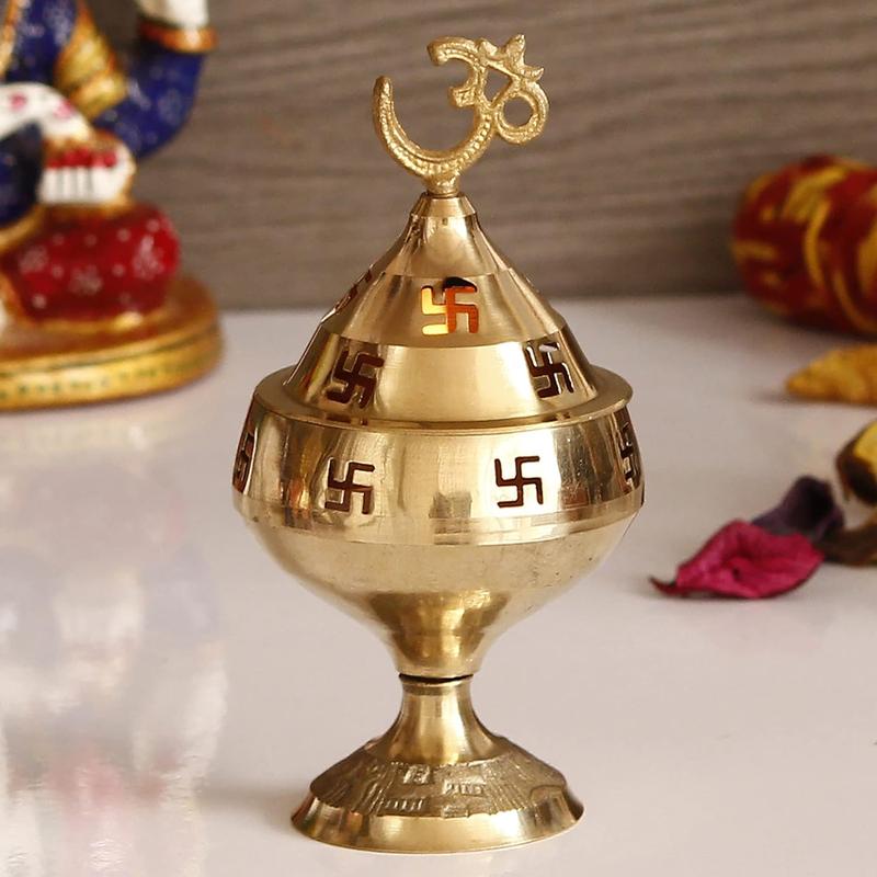 Brass Akhand Diya (Eternal Lamp) - Divine Light for Sacred Moments