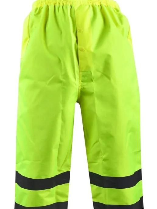 UNLINED High Visibility Reflective Safety Rain Pants various colors  (Pants Only)