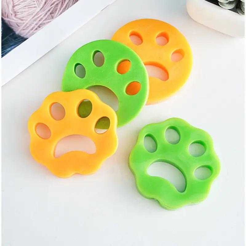 4 PCS Silicone Lint Remover for Pet Hair Reusable Cat  Dog Hair Remover for Laundry Pet Hair Remover Washing  Machine Hair Catchers for Washer And Dryer Pet Hair Remover  Paw