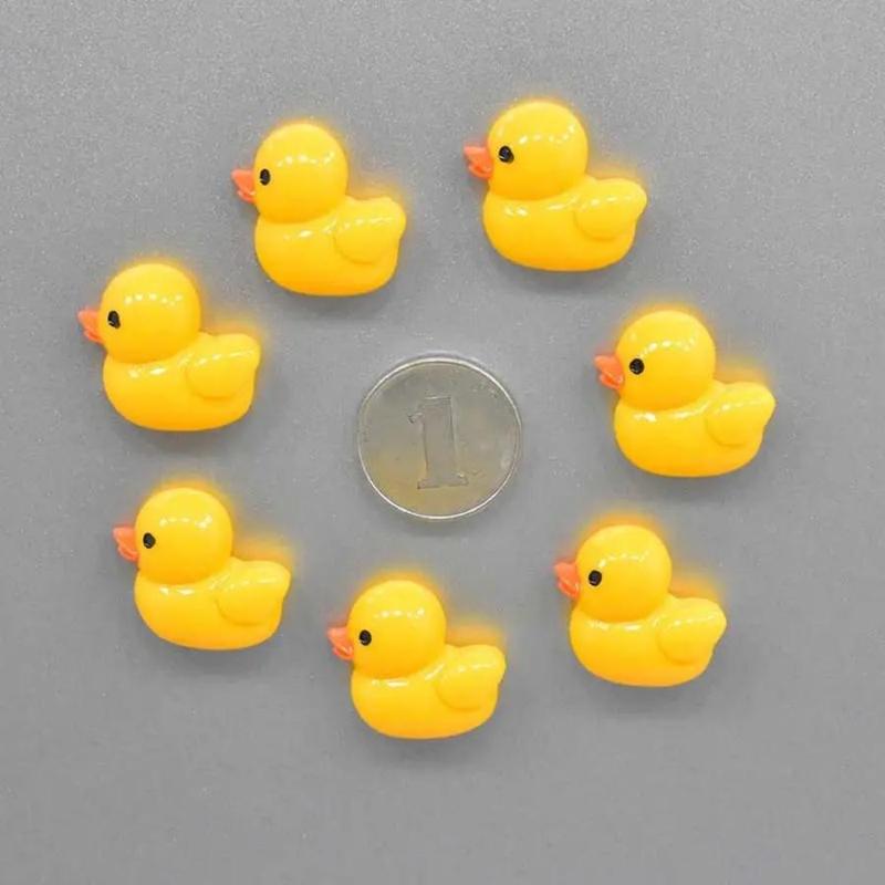 Duck Design Refrigerator Magnet, 7 Counts Cute Cartoon Mini Duck Shaped Magnet, Decorative Kitchen Office Whiteboard Magnet