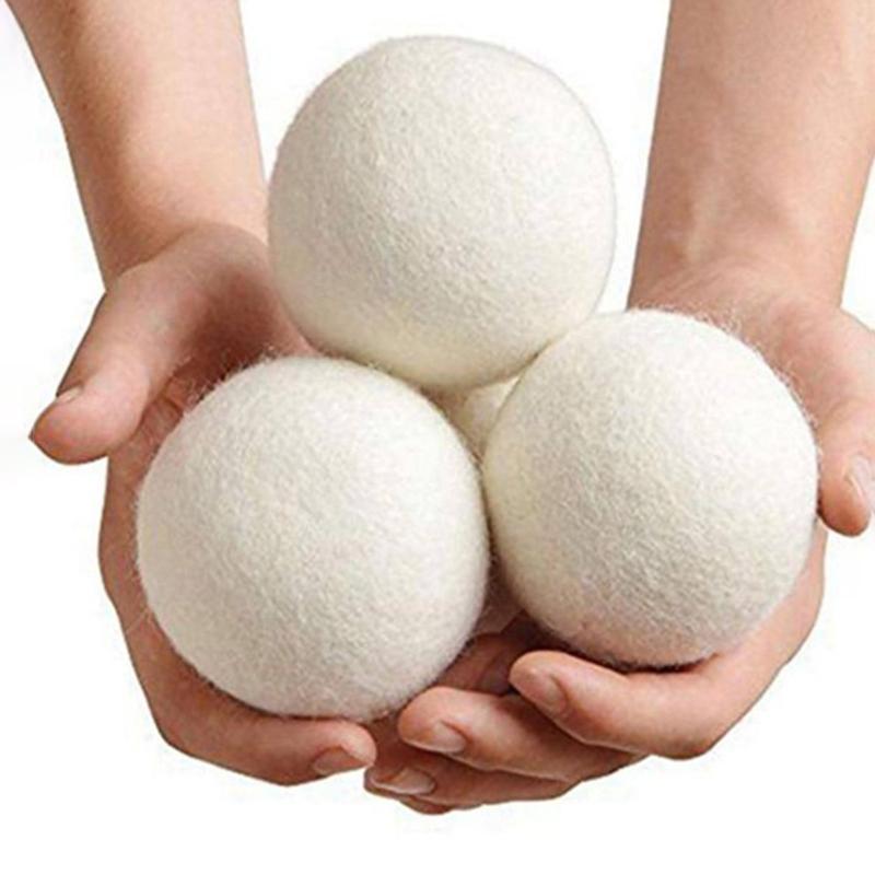 Wool Drying Ball, 3counts Reusable Wool Ball for Clothes Laundry, Anti Wrinkle Fabric Dryer Ball,  Laundry Products Wool Dryer Balls, Summer Clothes Drying Accessories, Household Laundry Tools & Accessories, Home Supplies