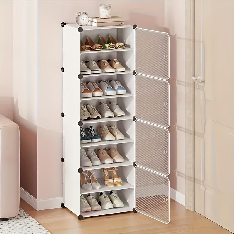 Multi-layer Shoe Rack, 1 Count Large Capacity Shoe Storage Rack, Shoe Organizer, Dustproof Shoe Storage Rack for Home, Office, Dormitory, Rental Room, 2024 Storage Organizer