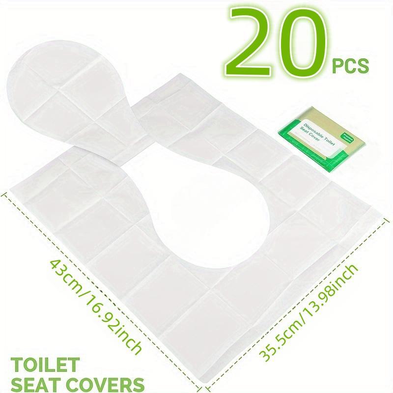 Disposable Toilet Seat Cover, 20pcs set Portable Disposable Toilet Seat Cover, for Home & Hotel, Summer Gift, Toilet Supplies, Fall Decor