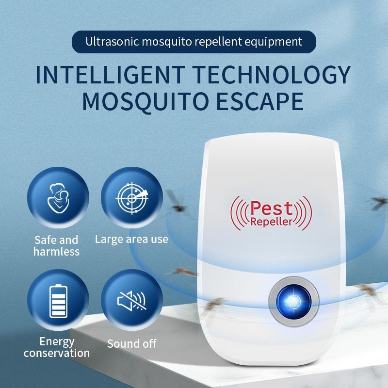 6 Packs Ultrasonic Pest Control Repeller for Insects Cockroaches Spiders Ants Mosquitoes Mice  for House Kitchen Garage Warehouse