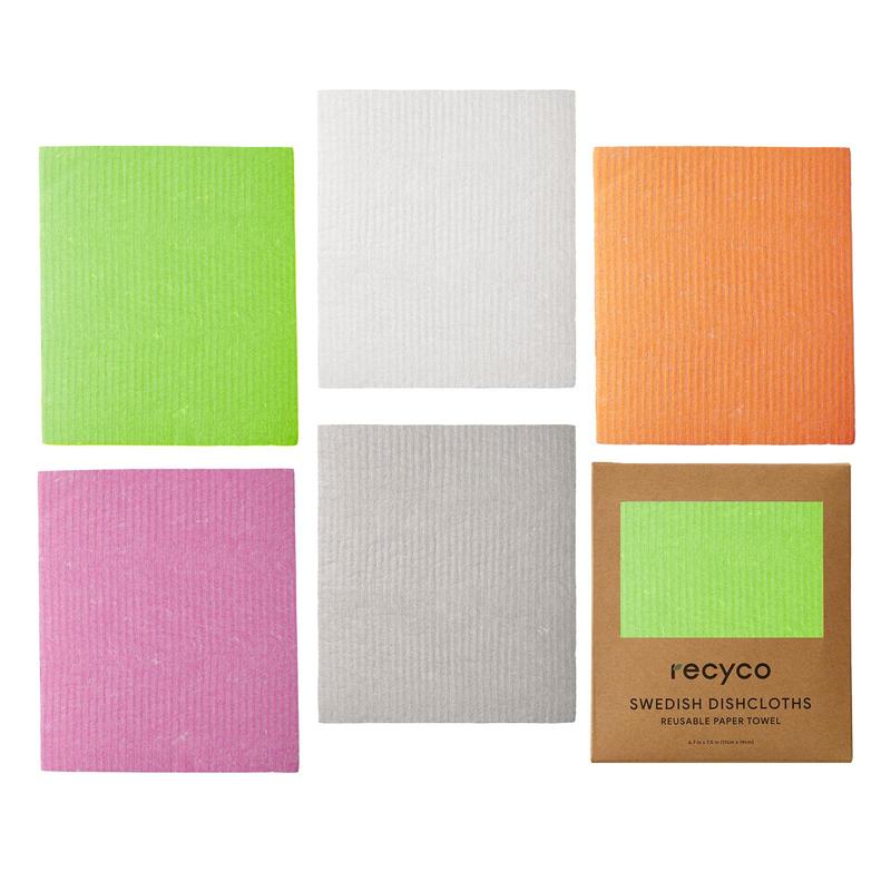 Simple Mixed Pattern Cleaning Cloth, 5 6 10pcs Reusable Multifunctional Kitchen Cleaning Cloth, Household Cleaning Cloth for Kitchen Tableware