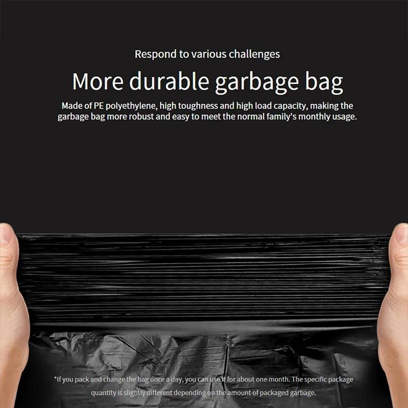 Durable & Convenient Garbage Bag, 6 Counts Self-sealing Garbage Bag, Easy To Clean Garbage Solution for Home Kitchen