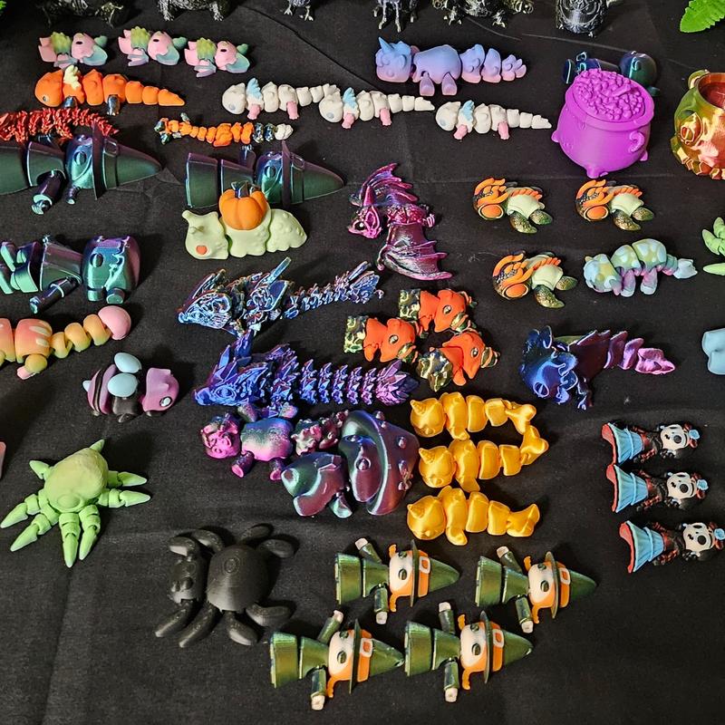 Assorted 3D Printed Figurines - Live-Pick