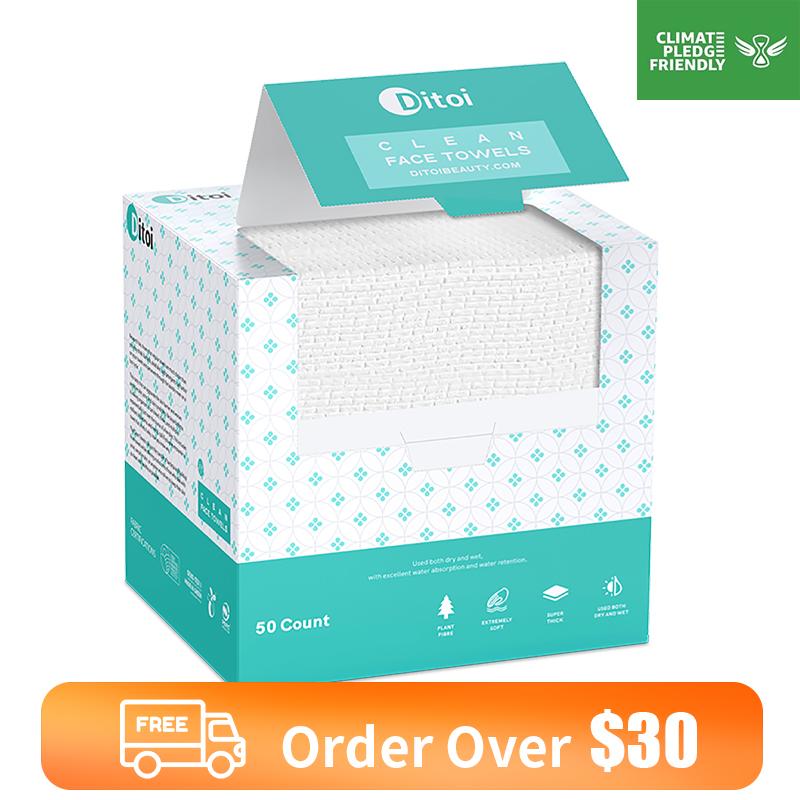 Ditoi Disposable Face Towels Super Soft and Thick Clean Towelette