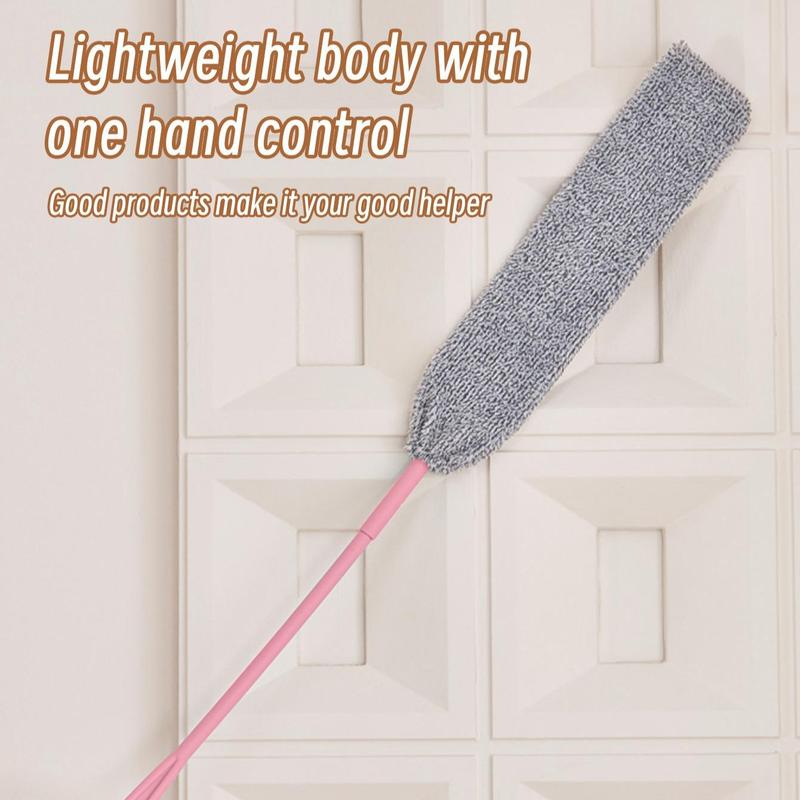 Long Handle Cleaning Broom, Crevice Dust Cleaning Brush, Household Dust Sweeping Mop Cleaning Tool for Bedside, Sofa, Couch, Carpet, Home Care Supplies, 2024 Home Bundles