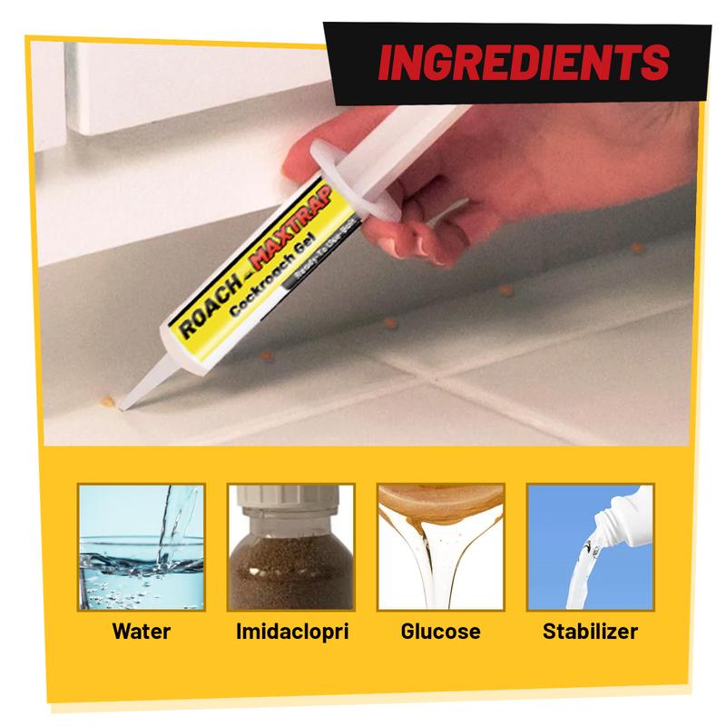 Jaysuing Cockroach Bait Gel - Effective Kitchen and Bedroom Cockroach Killer Agent