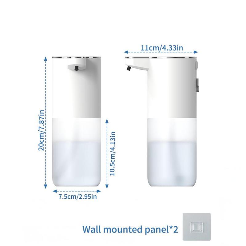 Automatic Sensing Soap Dispenser, 1 Count USB Charging Wall Mounted & Desktop Hand Sanitizer Machine for Kitchen & Bathroom