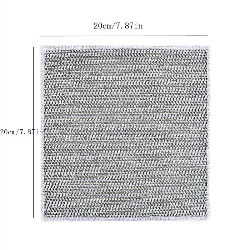 Kitchen Cleaning Cloth, 20pcs Multipurpose Mesh Dish Cloth, Household Cleaning Rag, Cleaning Supplies for Kitchen Bathroom