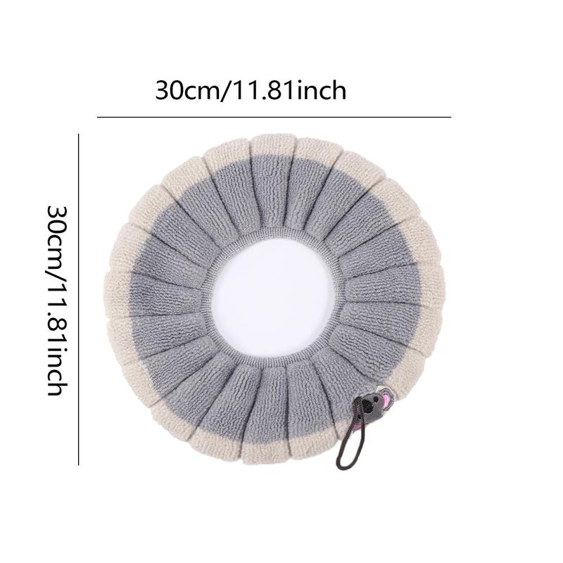 Washable Toilet Seat Plush Cover, 1 Count Warm Toilet Seat Cushion With Lifting Lanyard, Household Toilet Supplies