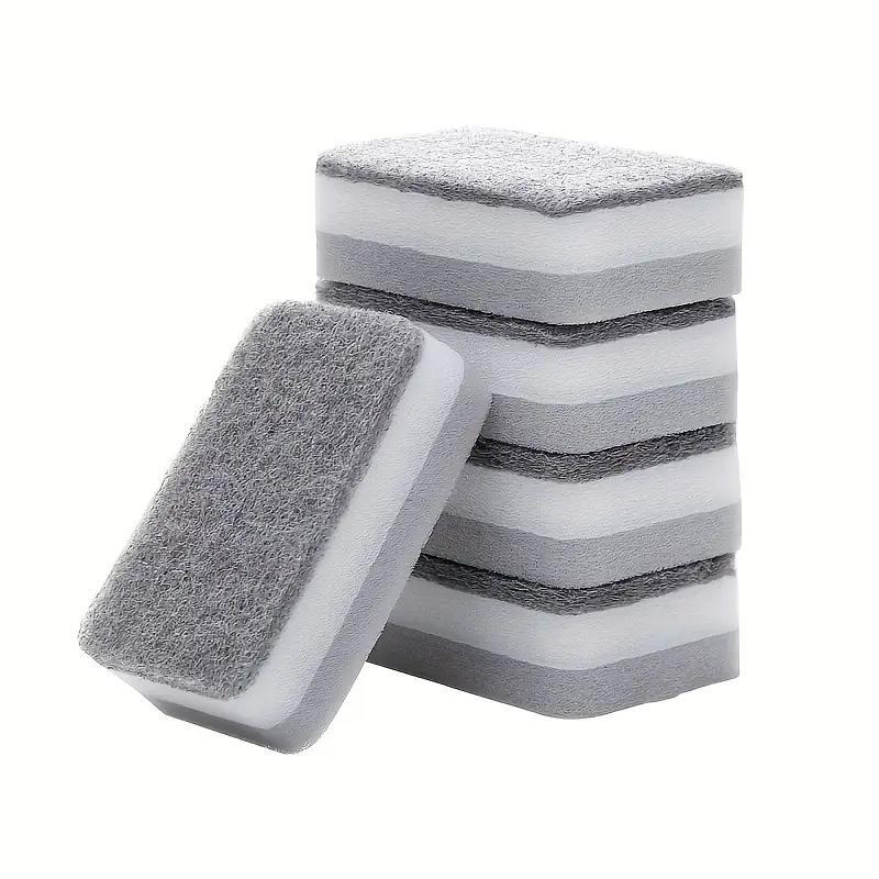 Kitchen Cleaning Sponge, 5 Counts set  Double Sided Soft Absorbent Dishwashing Sponge, Household Cleaning Tool