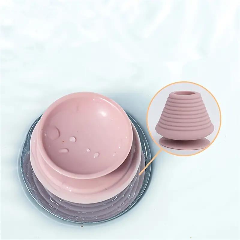 Random Color Sink Drain Plug (3 Counts), Silicone Bathtub Plug, Bathroom Sink Drain Cover, Household Bathroom Accessories