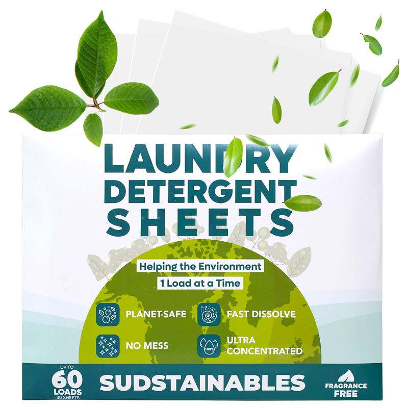 Laundry Detergent Sheets (30 sheets 60 loads)