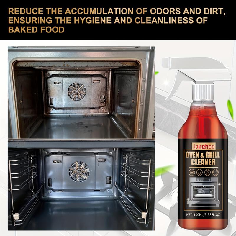 3.38 Liquid Ounces Citral-Based Jack Howe Oven and Grill Cleaner - Residue-Free for Linoleum Surfaces