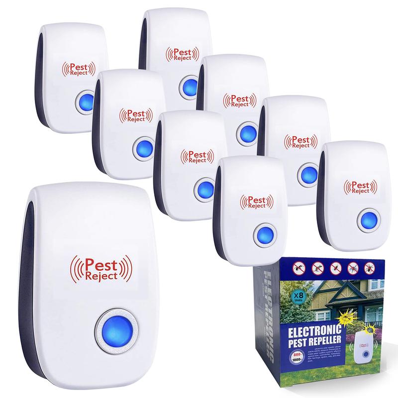 4-8 PCS Ultrasonic Insect Repeller Electronic Plug for Rat Cockroach Insect Indoor Home Kitchen Car Plug