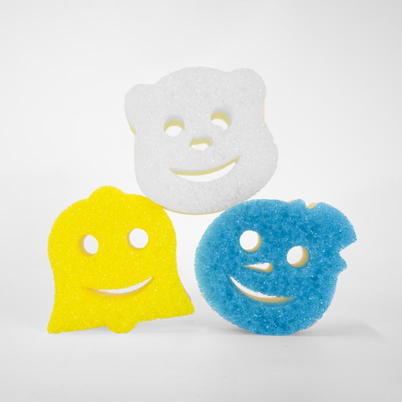 Scrub Daddy - Scrub Mommy Winter Shapes Dual-Sided Scrubber and Sponge Cleaning