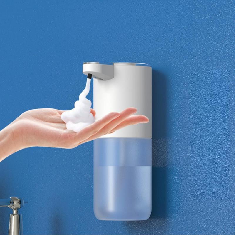 Automatic Sensing Soap Dispenser, 1 Count USB Charging Wall Mounted & Desktop Hand Sanitizer Machine for Kitchen & Bathroom