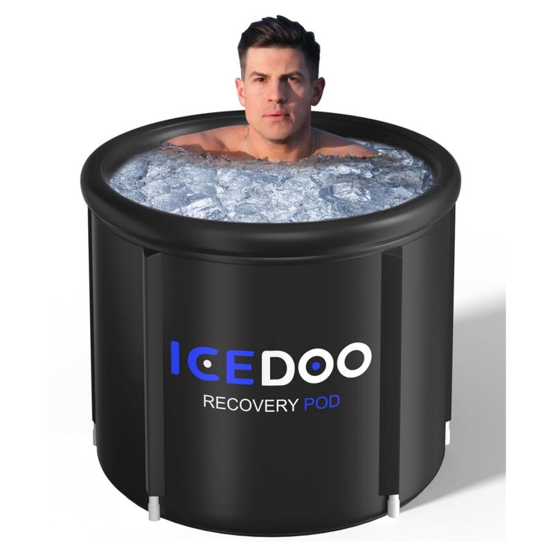 Portable Ice Plunge, 119 Gal Large Ice Bathtub for Athletes, Inflatable Cold Plunge Tub for Outdoor, Indoor, Gyms and Cold Water Therapy Training