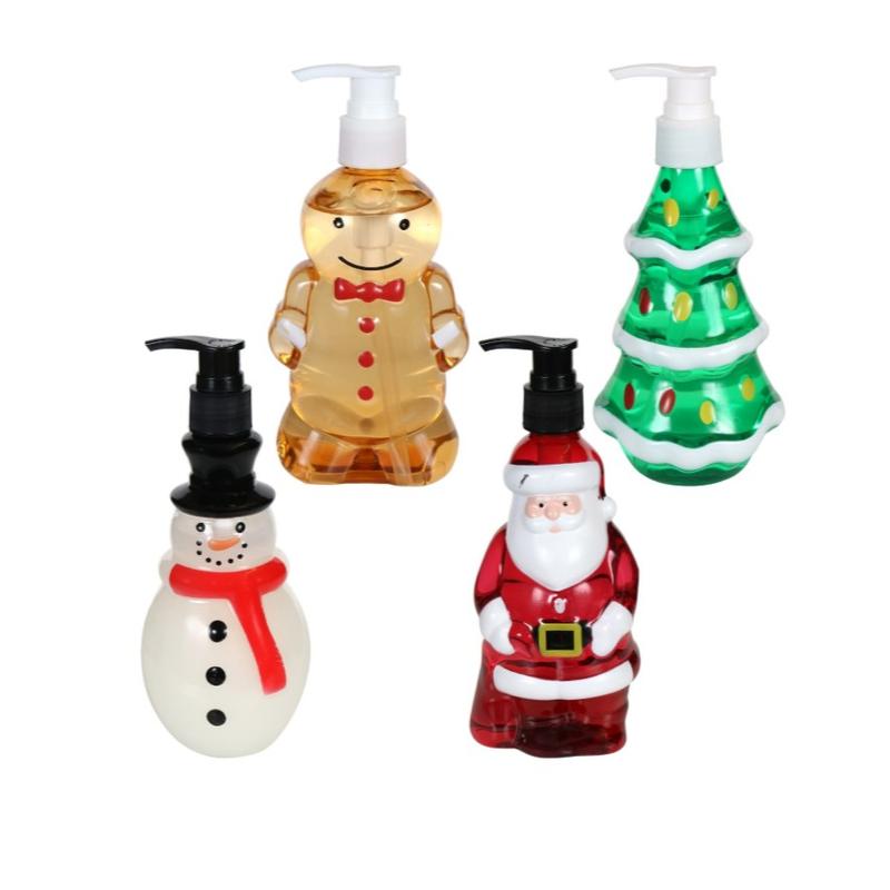 Christmas Character Hand Soap Dispensers, filled  with festive scents