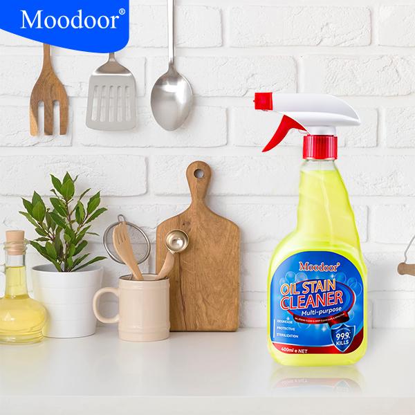 1-Moodoor All-Purpose Grill Cleaner - Powerful Spray for BBQ Grates, Racks, and Smokers