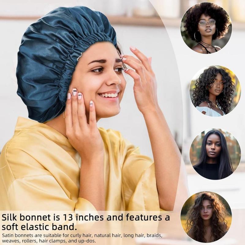 Satin Bonnet Silk Bonnet Hair Bonnet For Sleeping Satin Bonnet For Hair Bonnets For Women Silk Bonnet For Natural Hair(Creative Life Pavilion) Shower