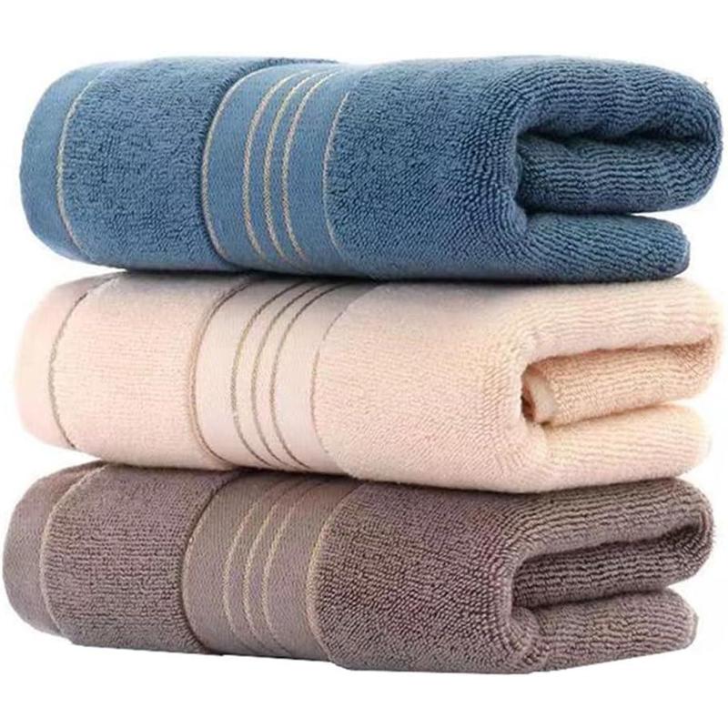 3 Pack Hand Towels for Bathroom, Cotton Face Towels, Super Soft Highly Absorbent Decorative Hand Towel Set for Gym, Shower, Hotel, Spa 13x30 Inch