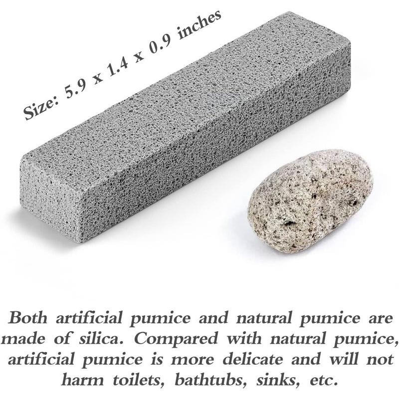 12count Pumice Stone for Toilet Cleaning Bowl Stick,Powerfully Cleans Hard Water Rings, Calcium Buildup & Stains, Suitable for Cleaning Toilet, Bathtubs, Kitchen Sink, Grill