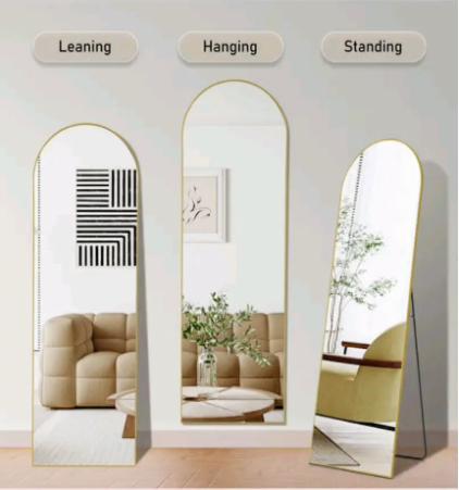 [DEAL] Full Length Body Mirror - Floor Standing or Wall Mounted for Living Room, Bedroom, and Cloakroom Decor