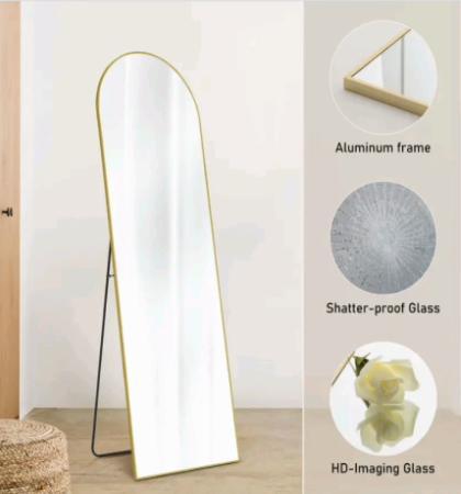 [DEAL] Full Length Body Mirror - Floor Standing or Wall Mounted for Living Room, Bedroom, and Cloakroom Decor