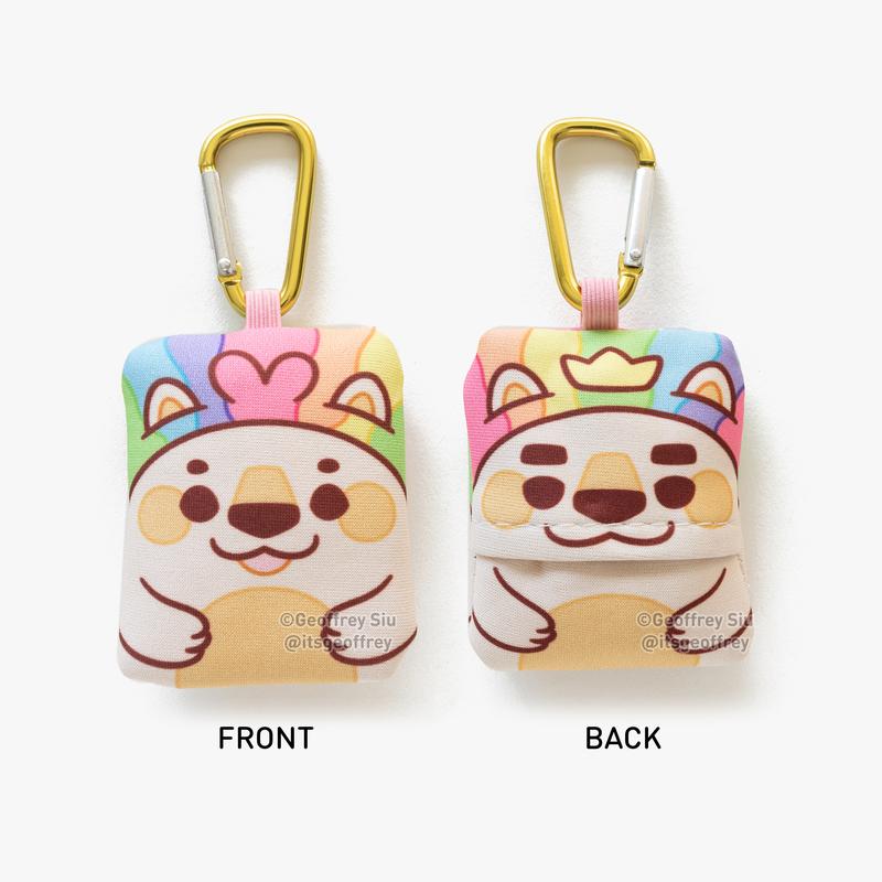 Rainbow Lion Microfiber Cloth Keychain Glass  Screen Cleaner