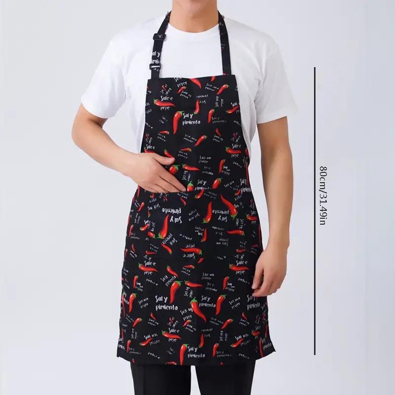 Apron with Pocket, 1 Count Durable Sleeveless Dirt-resistant Apron, Kitchen Utensils Supplies