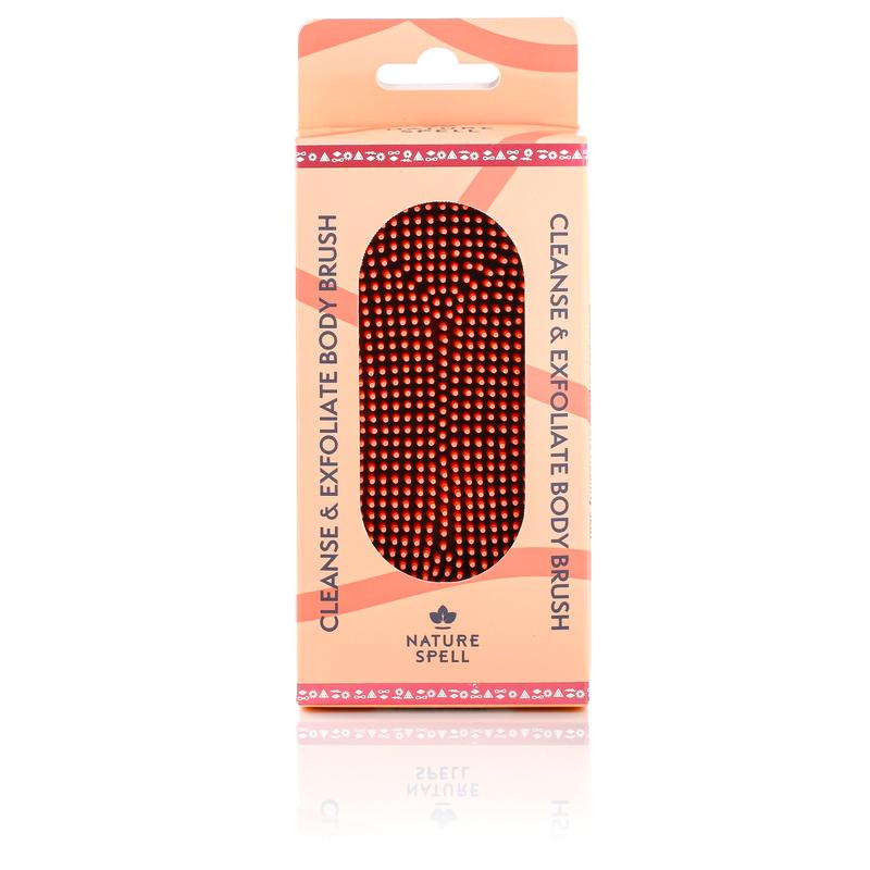 Nature Spell Silicone Body Scrubber - Double Sided Cleanse & Exfoliate Body Brush for Deep Cleansing and Gentle Exfoliation - Body Care