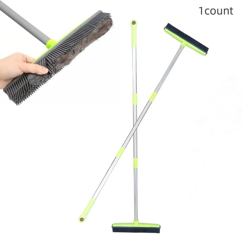 Household Long Handle Broom, Pet Hair Cleaning Broom, Pet Cleaning Supplies, Household Cleaning Tool for Wood Floor Tile Window