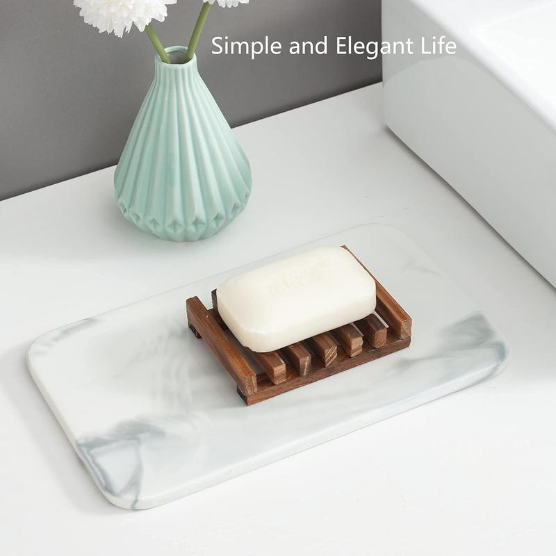 Wooden Soap Dish for Shower,Set of 2 Shower Soap Holder,Self draining Bar Soap Holder for Bathroom, Soap Saver Soap Tray Soap Stand for Homemade Soap,