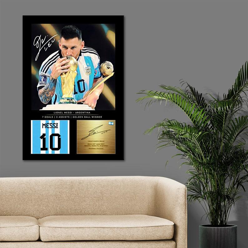 LIONEL MESSI 10, Inspirational Wall Art, Messi Poster, Pop Culture Icon, Football Legends Art, Framed CANVAS, Messi Gift, Sport Home Decor