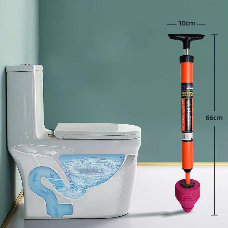 Toilet Plunger Toilet Household Pipe Unclogging Artifact Sewer Pneumatic Toilet Kitchen Toilet Pipe Blocked