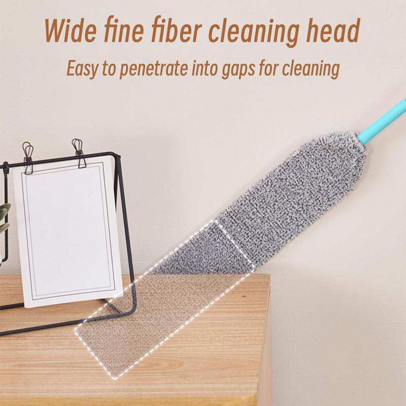 Long Handle Cleaning Broom, 1 Count Multifunctional Dust Broom, Crevice Cleaning Brush, Household Cleaning Tool for Home Office