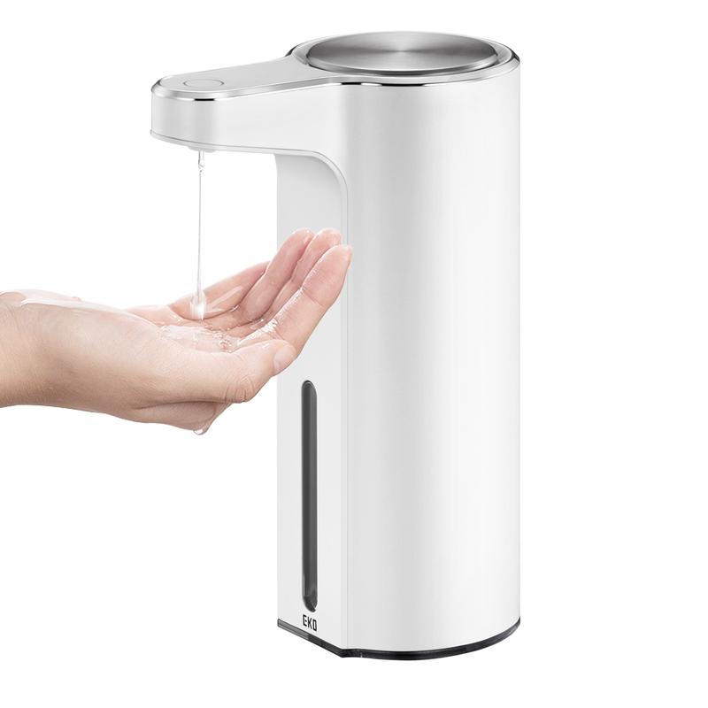 EKO Aroma Touchless Automatic Soap Dispenser for Bathroom and Kitchen,  Adjustable Liquid Hand Soap Dispenser, Water-Resistant and Rechargeable