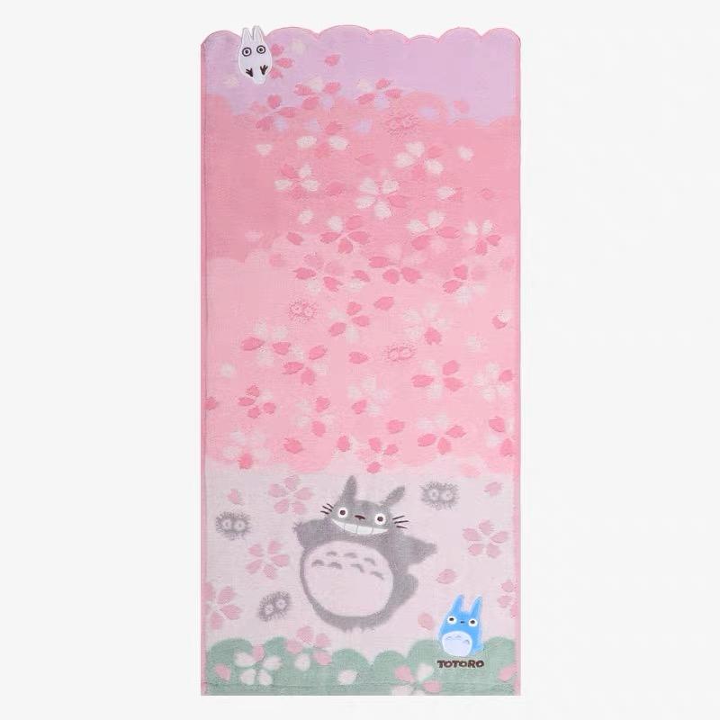 Fabulous Pink Sakura Hand Face Towel with Beautiful Embroidery Cotton for Bathroom, Kitchen, Home Decor