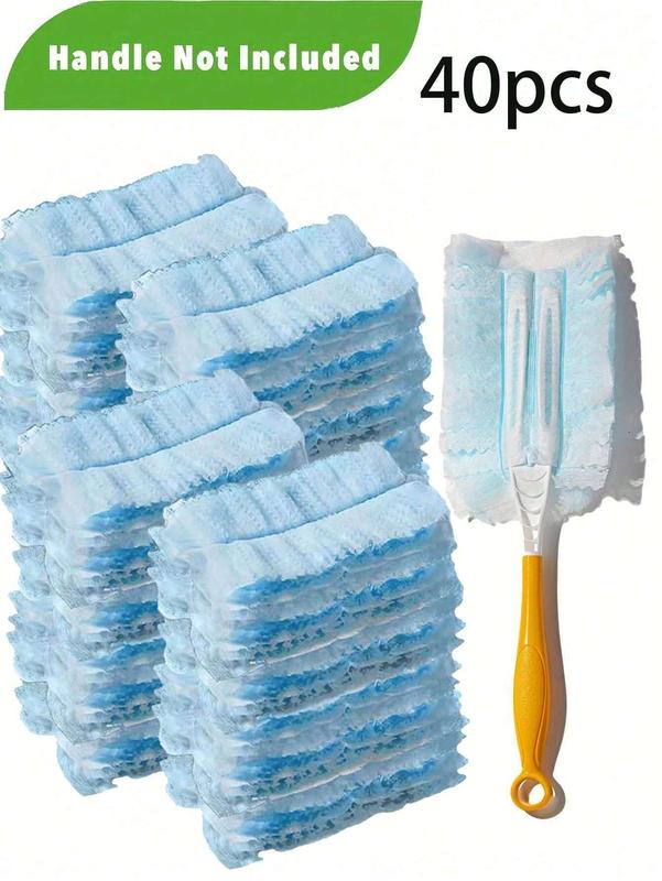 40pcs Disposable Duster Refills for Electronics, Furniture, Blinds, and Ceiling Fans - Effortless Dust Removal (Handle Not Included)