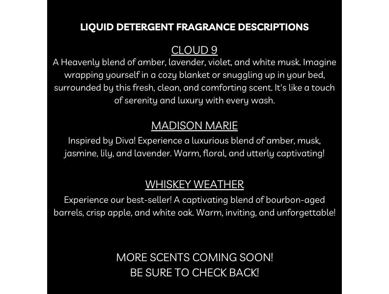 Luxury Liquid Laundry Detergent Samples - 3 Pack