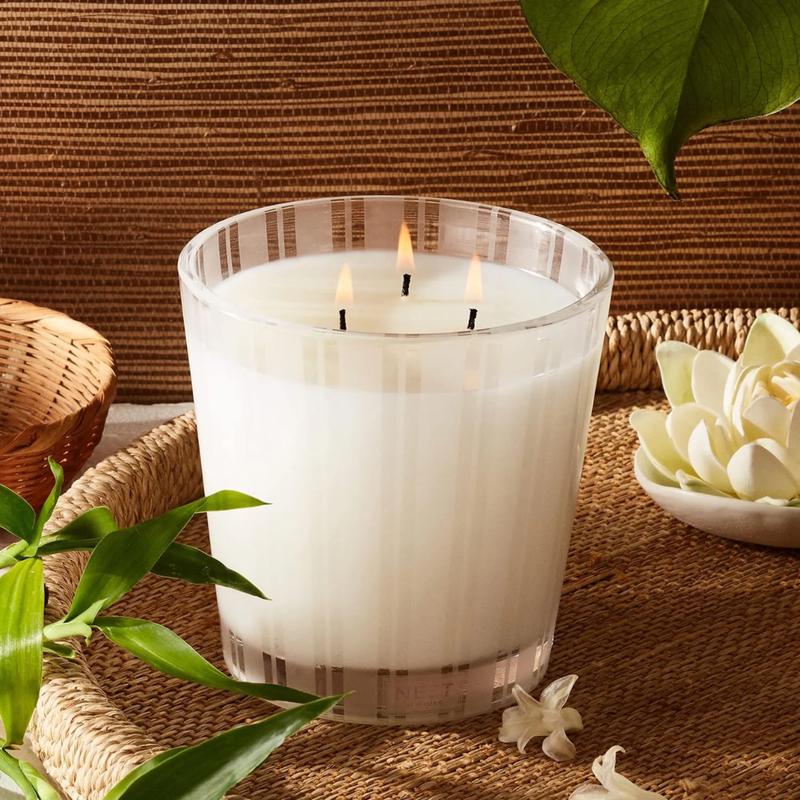 Candle 1 Wick & 3 Wicks - Multi Scents, Provides Mood Lighting, Relaxing, Cleaner Burn Decoration Ornaments Freshener